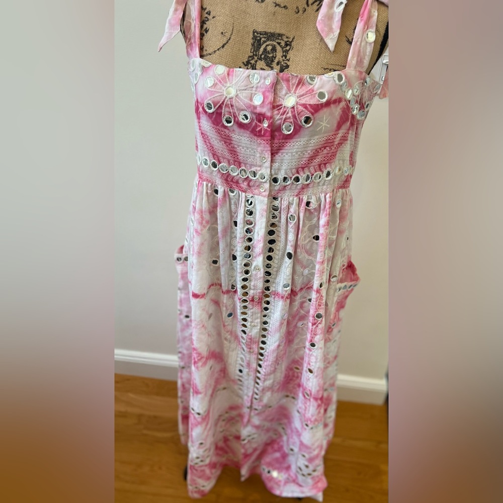 Juliet Dunn Fuchsia/White Tie Dye Dress         These dresses are over $500 now